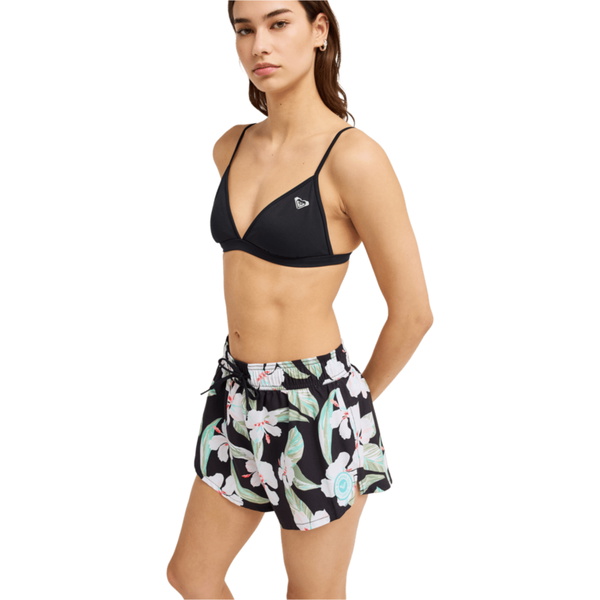 2026 Roxy No Bad Waves PRT-boardshorts Til Kvinder ERJBS03339 - Anthracite Spring Charming